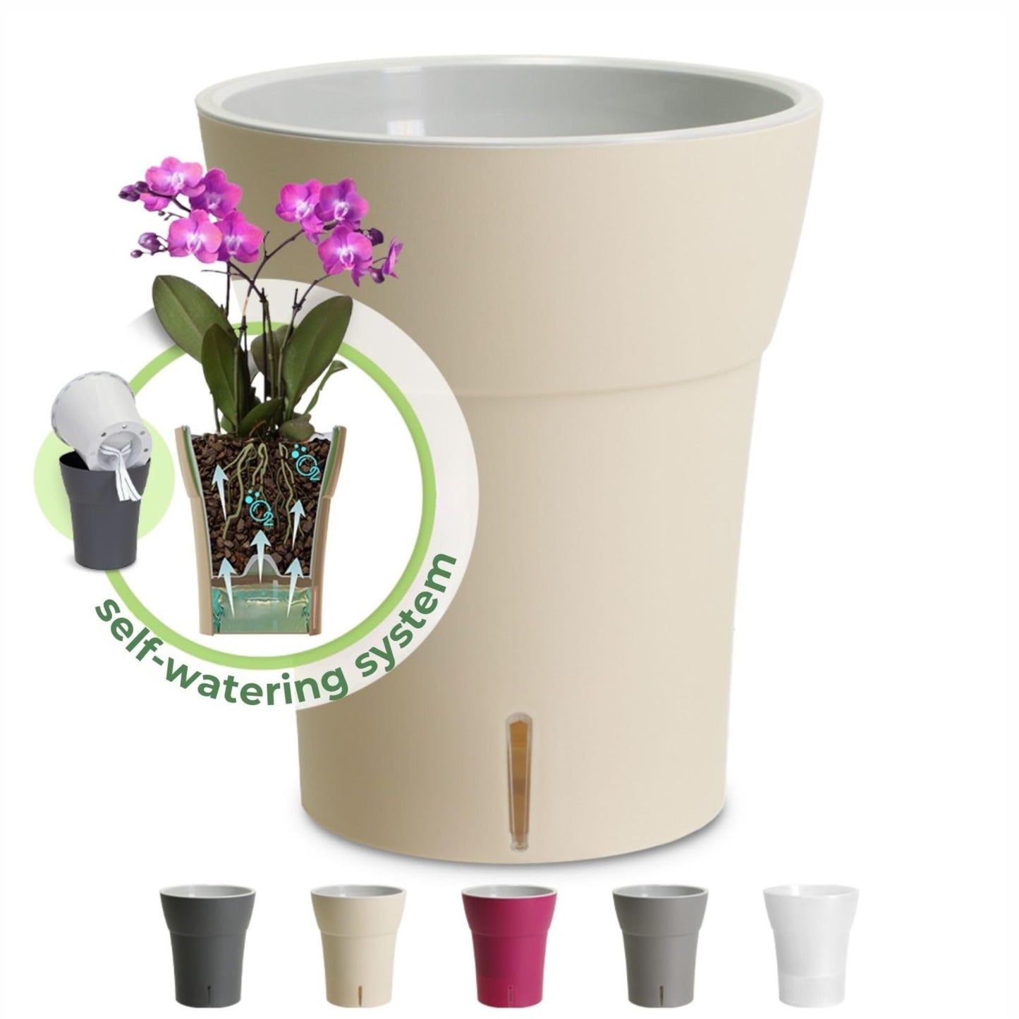Dali-Dea Self-Watering Plant Pot