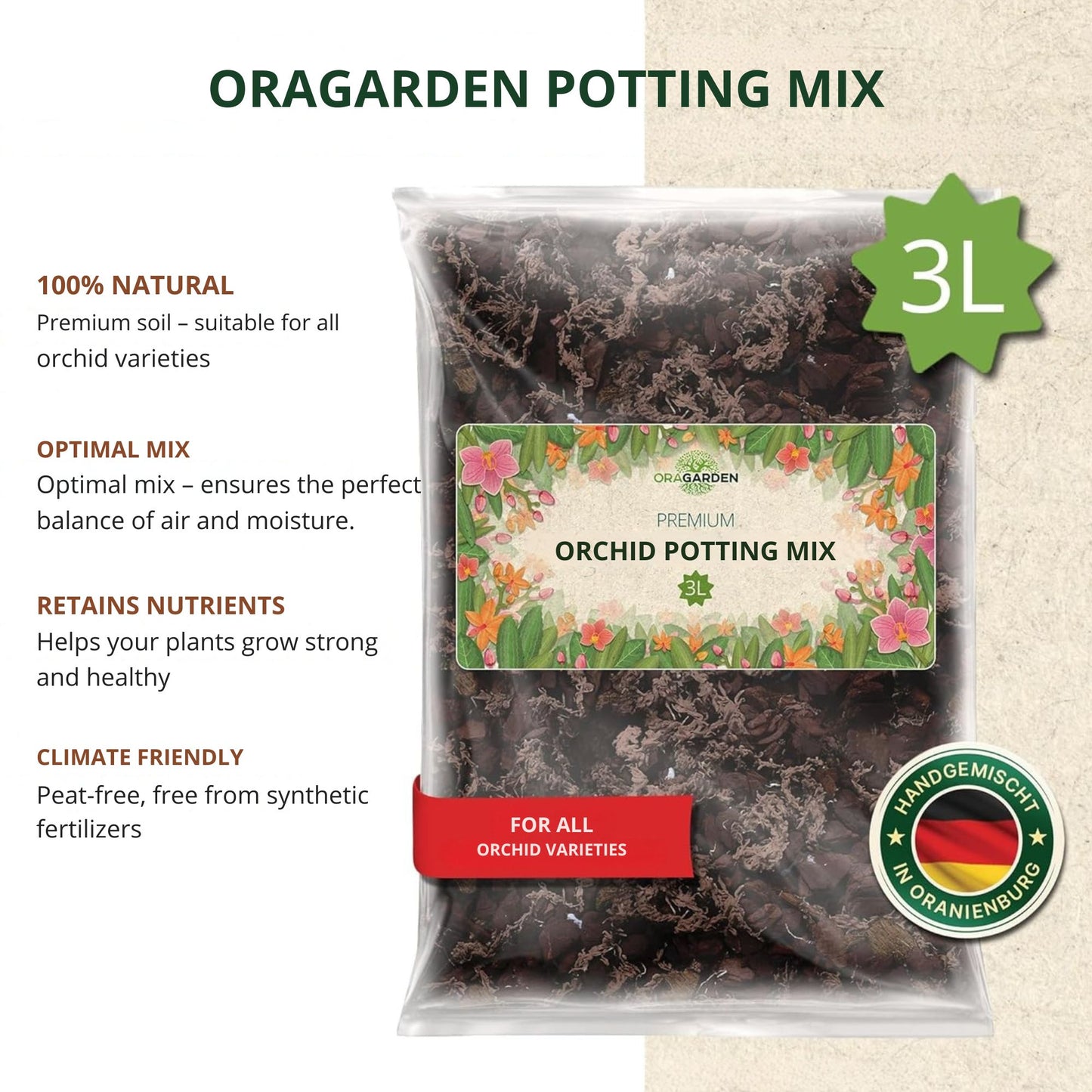 Orchid potting mix