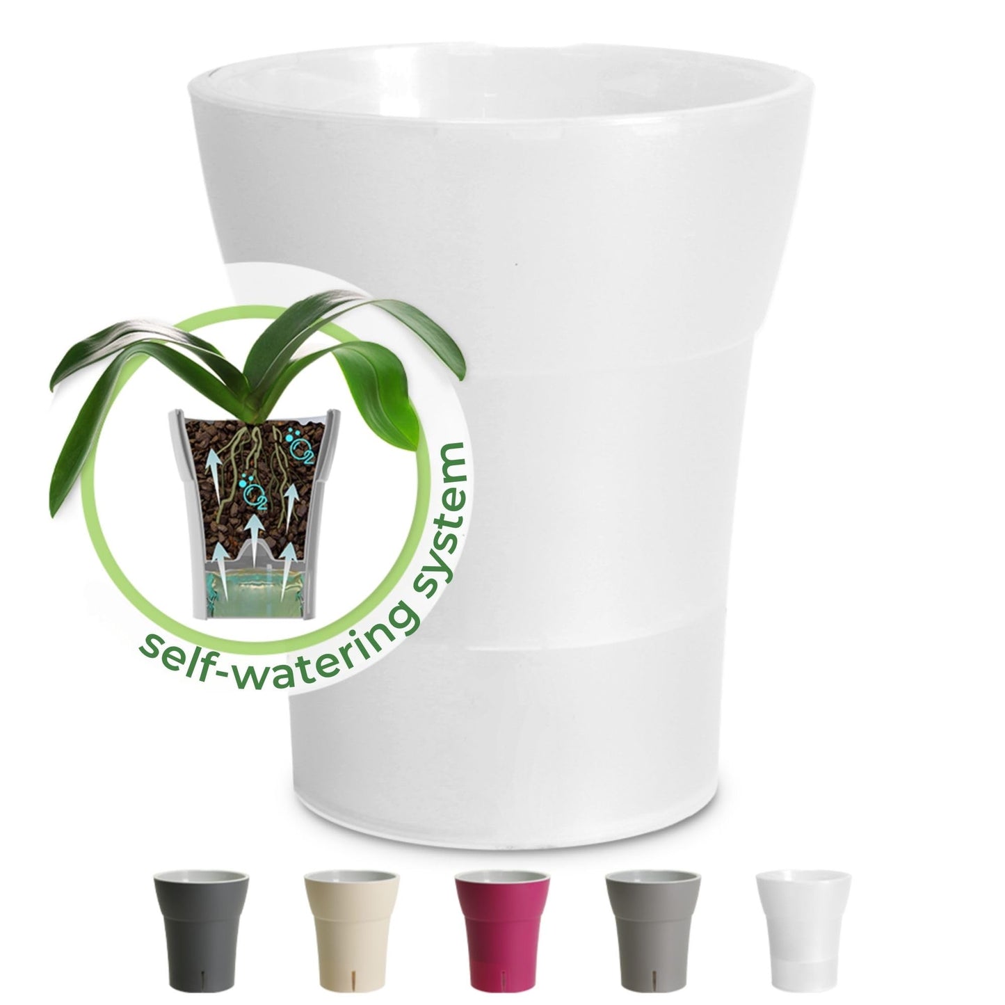 Dali-Dea Self-Watering Plant Pot