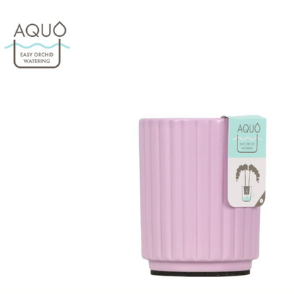 Molise Ceramic Self-Watering Plant Pot – 12cm – Ribbed Design