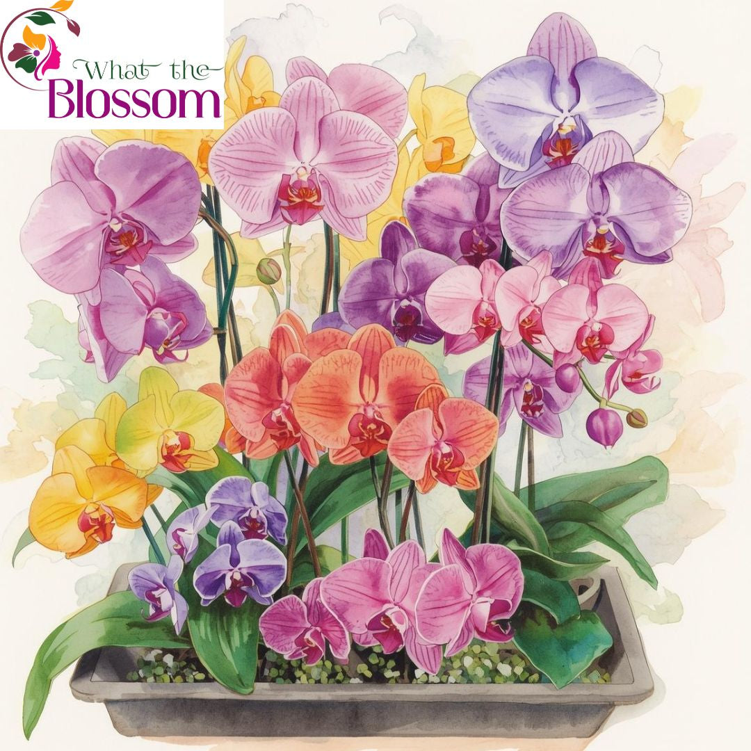 8️⃣. Taiwan Limited & Famous Orchid Mix – 12cm Nursery Pot – Approx. 50-60 cm Tall