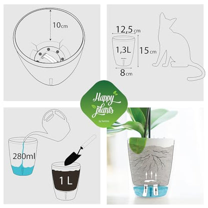 Dali-Dea Self-Watering Plant Pot