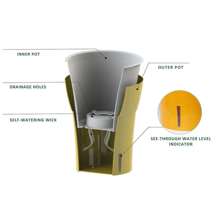 Dali-Dea Self-Watering Plant Pot